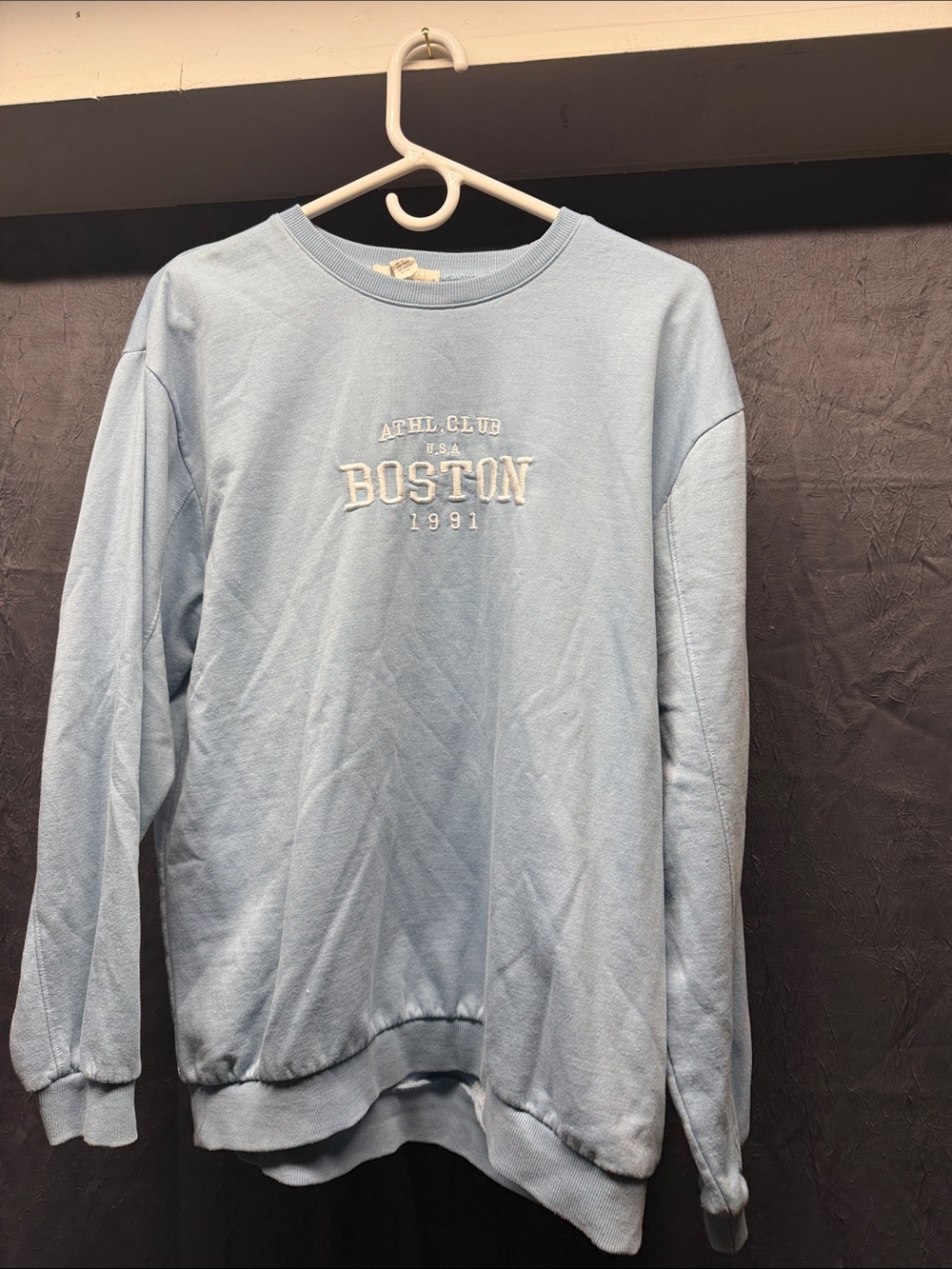 Full Tilt Light Blue 'Boston 1991' Crewneck Sweatshirt